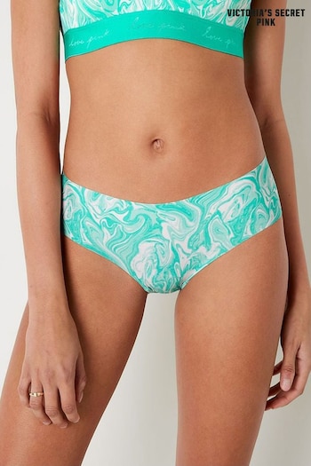 Victoria's Secret PINK Teal Ice Green Cheeky Smooth No Show Knickers (K32761) | £9