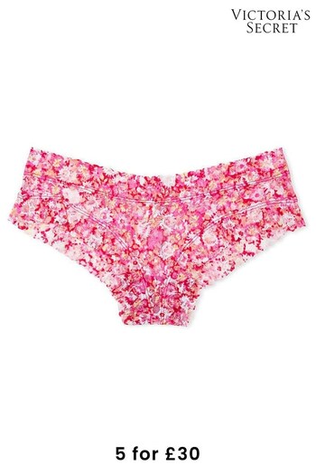 Victoria's Secret Ultimate Pink Menton Ditsy Lacie Cheeky Joggery (K32773) | £9