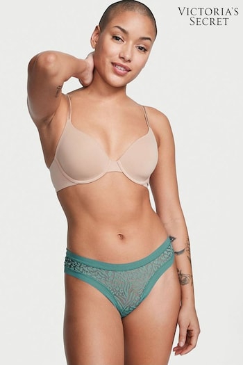 Victoria's Secret French Sage Blue Thong No Show Knickers (K32860) | £9