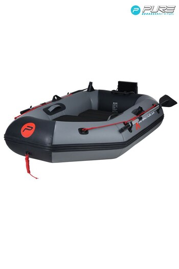 Pure 4 Fun Grey XPRO Nautical 2.0 - 1-2 Person Inflatable Fishing Boat (K32918) | £310