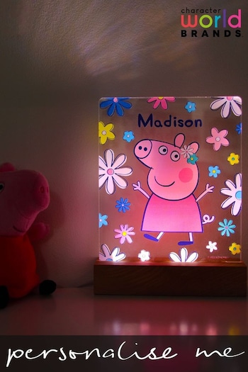 Personalised Peppa Pig LED Light by Character World Brands (K32966) | £30