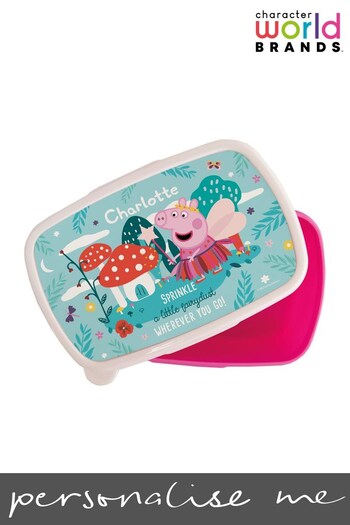 Personalised Peppa Pig Lunch Box by Character World Brands (K32976) | £20