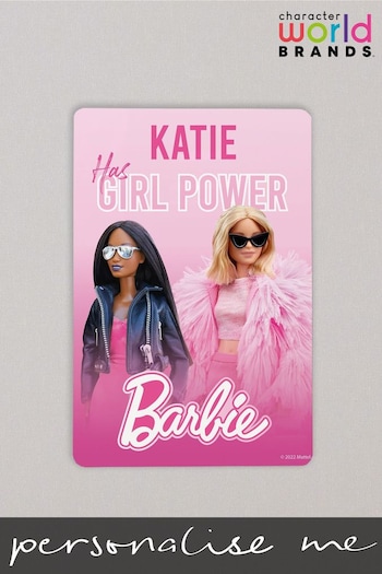 Personalised Barbie Metal Wall and Door Sign by Character World Brands (K32982) | £20