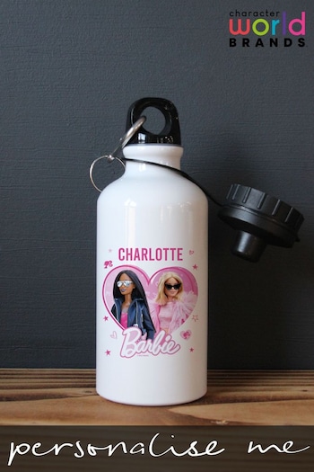 Personalised Barbie Kids Water Bottle by Character World Brands (K32988) | £18