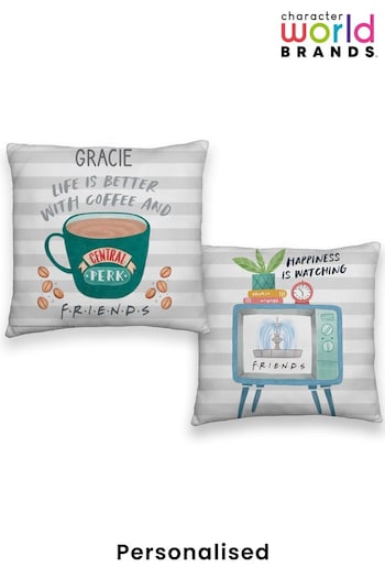 Personalised Friends Square Cushion by Character World Brands (K33001) | £26