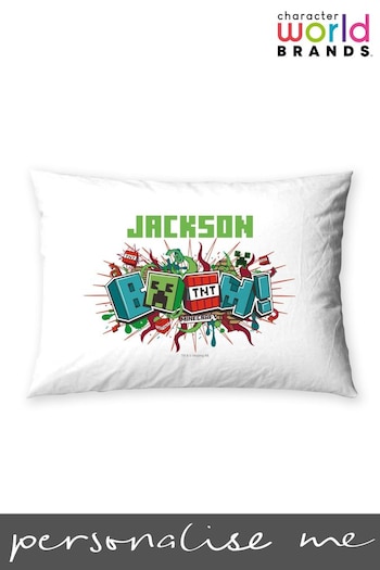 Personalised Minecraft Pillowcase by Character World Bolso (K33020) | £18