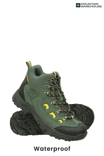 Mountain Warehouse Green Adventurer Waterproof Boots - Mens (K33435) | £56