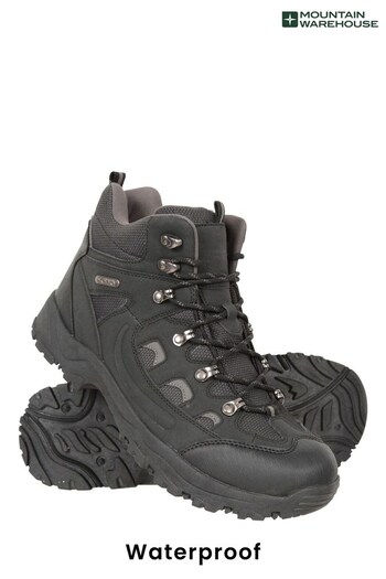 Mountain Warehouse Black Adventurer Thermal Waterproof Boots - Men (K33441) | £96