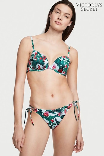 Victoria's Secret Blue Palm Brief Bikini Bottom (K33481) | £24