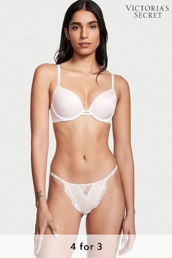 Victoria's Secret Coconut White Brazilian Shine Strap Knickers (K33530) | £20