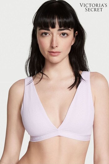 Victoria's Secret Perfume Purple Bralette Smooth Push Up T-Shirt Bra (K33551) | £29