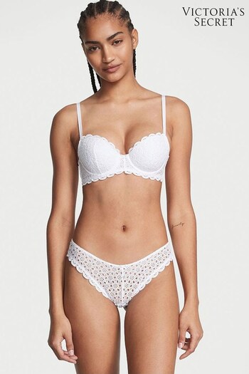 Victoria's Secret VS White Brazilian Broderie Knickers (K33553) | £17