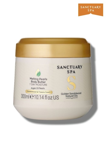 Sanctuary Spa Golden Sandalwood Melting Pearls Body Butter 300ml (K33592) | £16