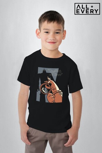 All + Every Black Scooby Doo Halloween Romethins Out There Kids T-Shirt (K33722) | £18