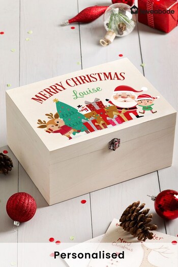 Personalised Christmas Keepsake Box by Loveabode (K34673) | £38