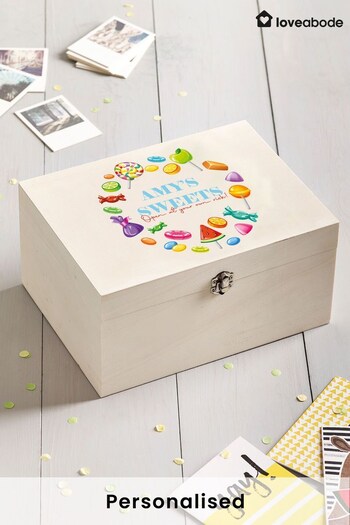 Personalised Engraved UV Keepsake Sweet/Treat Box by Loveabode (K34740) | £38