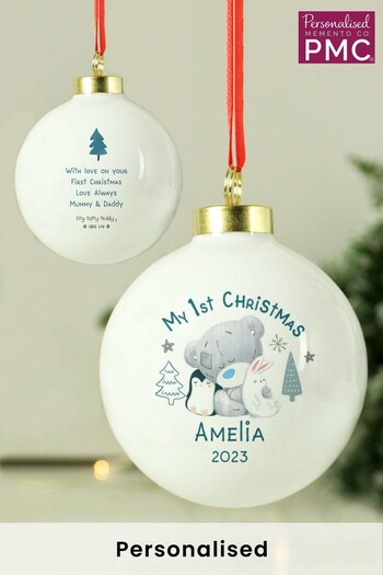 Personalised Tiny Tatty Teddy Bauble by PMC (K34775) | £12
