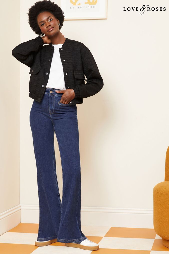Black wool online bomber jacket womens