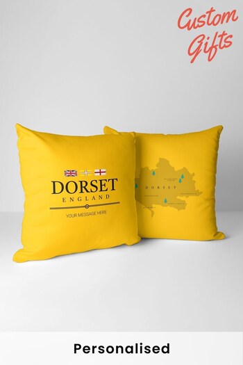 Personalised County Cushion by Custom Gifts (K34907) | £13