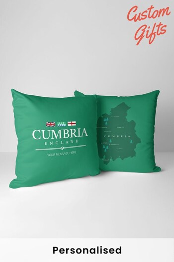 Personalised County Cushion by Custom Gifts (K34909) | £13