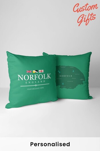 Personalised County Cushion by Custom Gifts (K34911) | £13