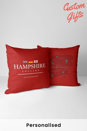 Personalised County Cushion by Custom Gifts (K34913) | £13