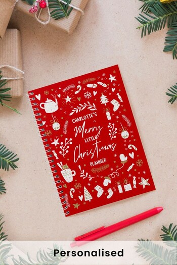 Personalised Christmas A5 Planner by PMC (K34955) | £10
