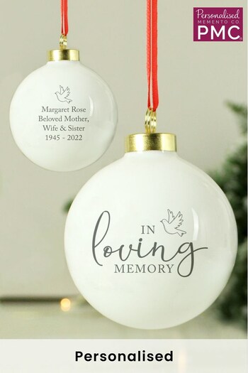 Personalised In Loving Memory Bauble by PMC (K34966) | £11