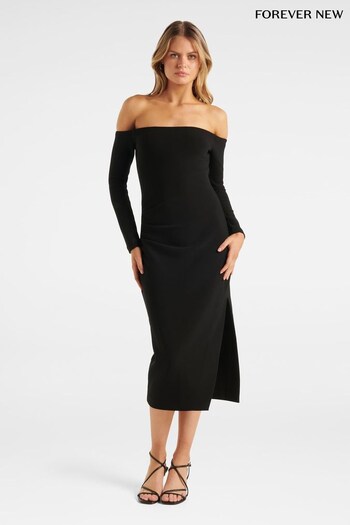 Forever New Black Kenny Cold Shoulder Dress (K35006) | £100