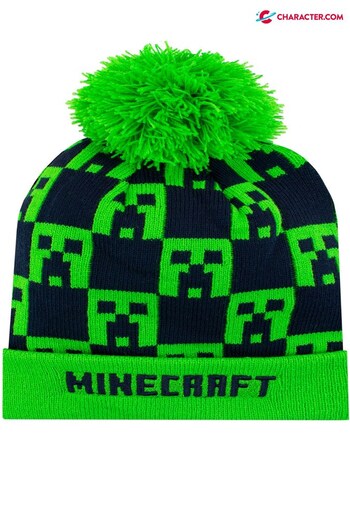 Character Green Minecraft Bobble Hat (K35221) | £15