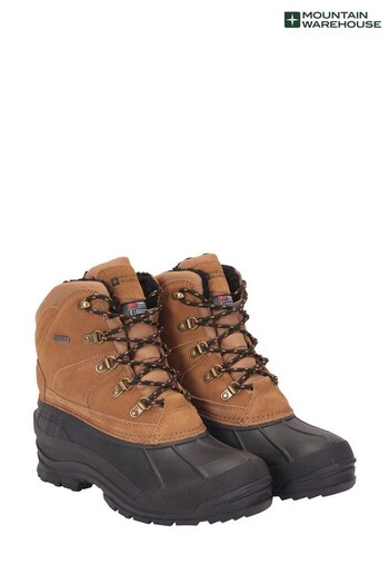 Mountain Warehouse Brown Range Snow Boots - Mens (K35257) | £28