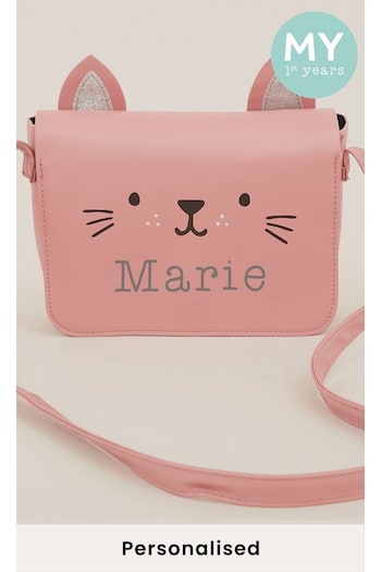Personalised Mini Cat Handbag by My 1st Years (K35636) | £18