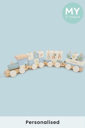 Personalised Peter Rabbit Pull Along Train by My 1st Years (K35638) | £38