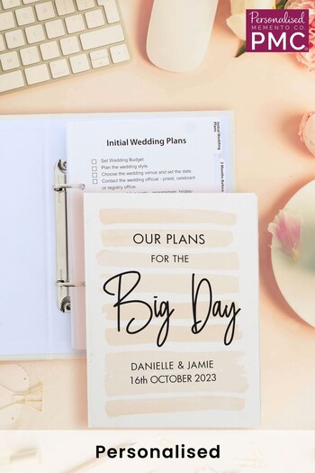 Personalised Big Day Wedding Planner by PMC (K35645) | £25