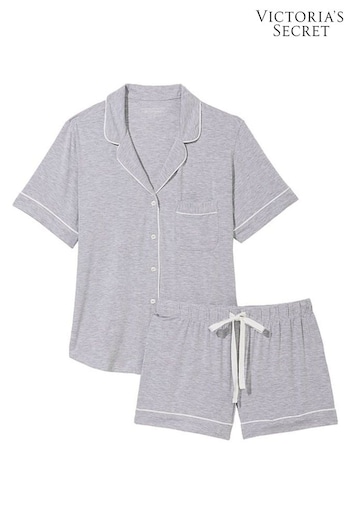 Victoria's Secret Medium Heather Grey Modal Short Pyjamas (K35789) | £55