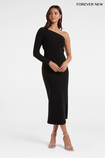 Forever New Black Adele One Shoulder Cut Out Bodycon (K36282) | £100