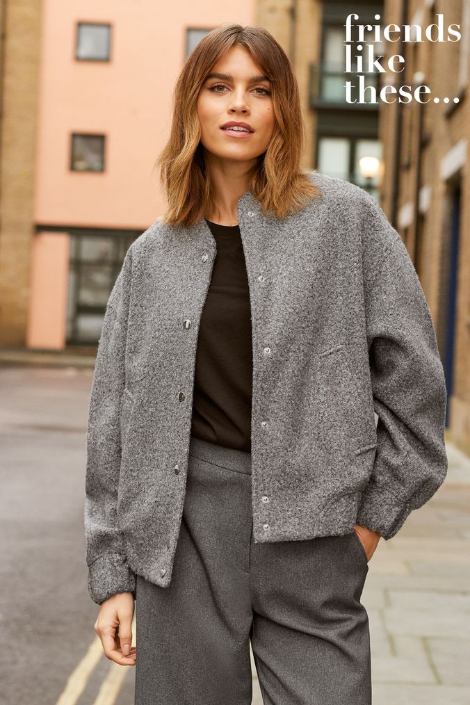 Grey Coats for Women Grey Jackets Next Official Site