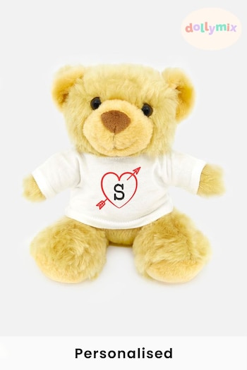 Personalised Valentines Teddy Bear by Dollymix (K37576) | £19