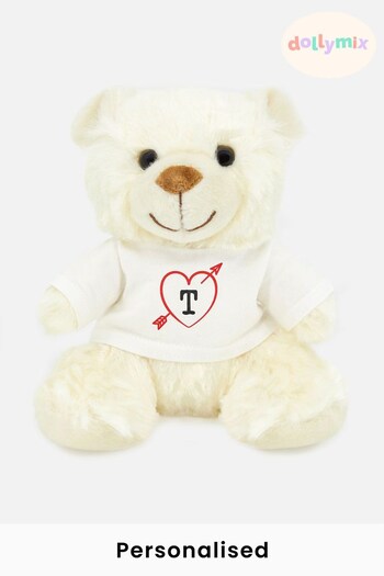 Personalised Valentines Teddy Bear by Dollymix (K37578) | £15