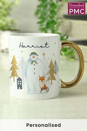 Personalised The Snowman Gold Mug Exclusive To Next by PMC (K37589) | £15