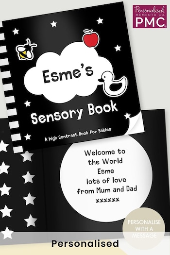 Personalised Baby's First Sensory Book by PMC (K37598) | £10