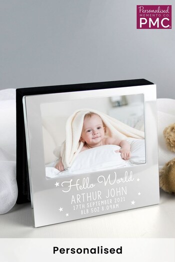 Personalised Hello World 6x4 Photo Frame Album by PMC (K37603) | £20