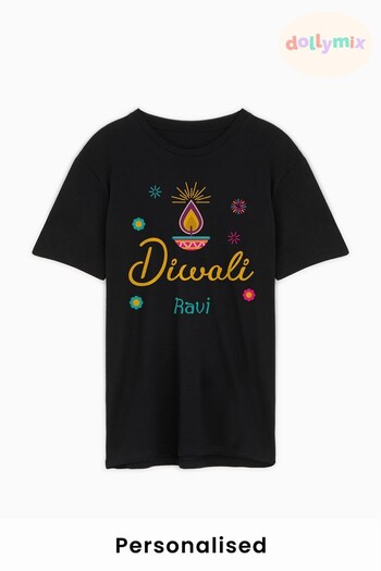 Personalised Womens Diwali T-Shirt by Dollymix (K38676) | £17
