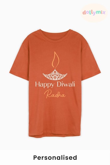 Personalised Mens Diwali T-Shirt by Dollymix (K38683) | £17