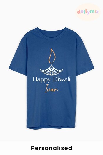 Personalised Mens Diwali T-Shirt by Dollymix (K38684) | £17