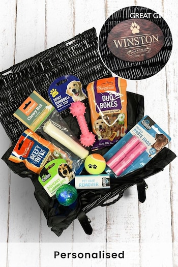 Personalised Dog Treat Hamper by Great Gifts (K38693) | £45