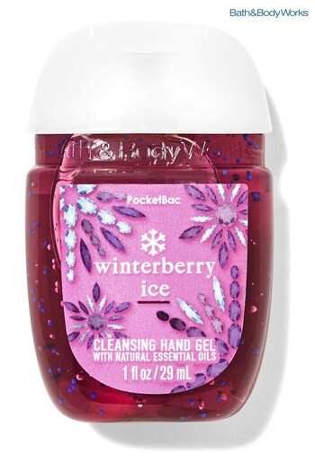 Bath & Body Works Winterberry Ice PocketBac Cleansing Hand Gel 1 fl oz / 29 mL (K38778) | £4