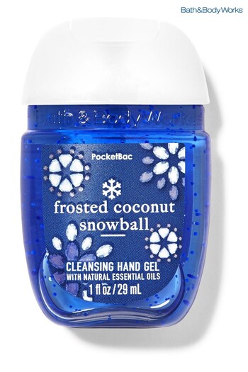 Bath & Body Works Frosted Coconut Snowball PocketBac Cleansing Hand Gel 1 fl oz / 29 mL (K38779) | £4