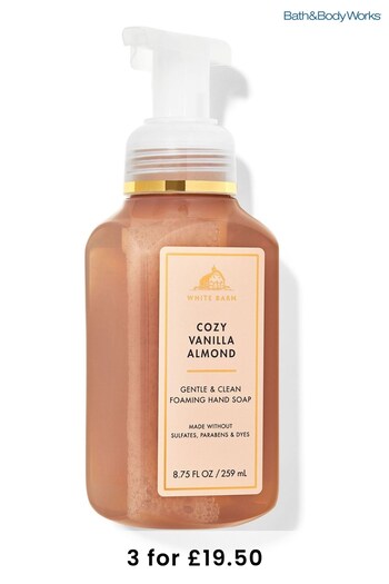 Bath & Body Works Cozy Vanilla Almond Gentle and Clean Foaming Hand Soap 8.75 fl oz / 259 mL (K38787) | £10