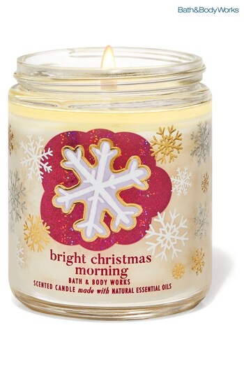 Bath & Body Works Bright Christmas Morning Bright Christmas Morning Single Wick Candle 7 oz / 198 g (K38806) | £22
